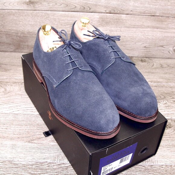 * NIB * $345 Allen Edmonds NOMAD 10.5 D Navy Suede * add $15 new Trees main image 10